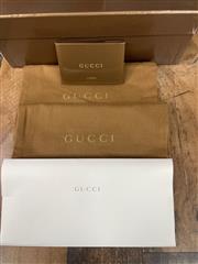 GUCCI SUEDE PERIWINKLE BLUE HEELS SIZE 41 / 11 US NEW IN BOX